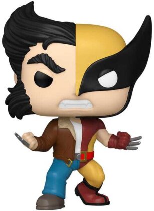 Marvel POP! Vinyl Figur Split- Wolverine/Logan 9 cm