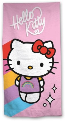 Linge - Kitty Arc-en-ciel - Hello Kitty - 70 x 140 cm