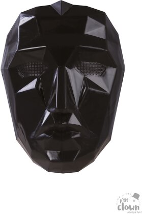 Maske schwarz Origami