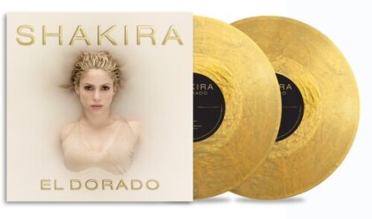 Shakira - El Dorado (2024 Reissue, Sony U.S. Latin, Gatefold, Gold Colored Vinyl, 2 LPs)