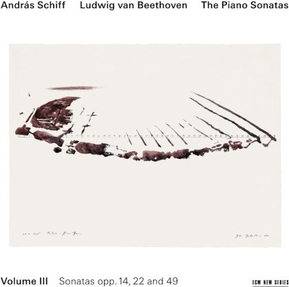 Andras Schiff & Ludwig van Beethoven (1770-1827) - The Piano Sonatas Volume III - Sonatas opp. 14, 22 and 49 (2024 Reissue, Universal Japan, Japan Edition)