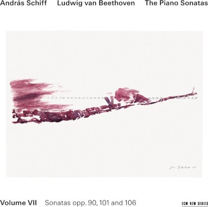 Andras Schiff & Ludwig van Beethoven (1770-1827) - The Piano Sonatas Volume VII - Sonatas opp. 90, 101 and 106 (Japan Edition, 2024 Reissue, Universal Japan)