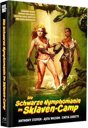 Die Schwarze Nymphomanin im Sklaven-Camp (1980) (Cover B, Edizione Limitata, Mediabook, Blu-ray + DVD)