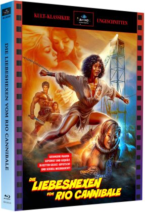 Die Liebeshexen vom Rio Cannibale (1980) (Cover A(stro), Kult-Klassiker Ungeschnitten, Limited Edition, Mediabook, Blu-ray + DVD)