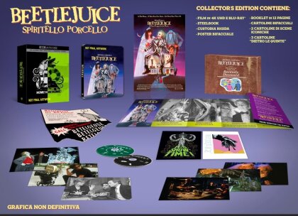 Beetlejuice - Spiritello porcello (1988) (Ultra Collector's Edition, Édition Limitée, Steelbook, 4K Ultra HD + Blu-ray)