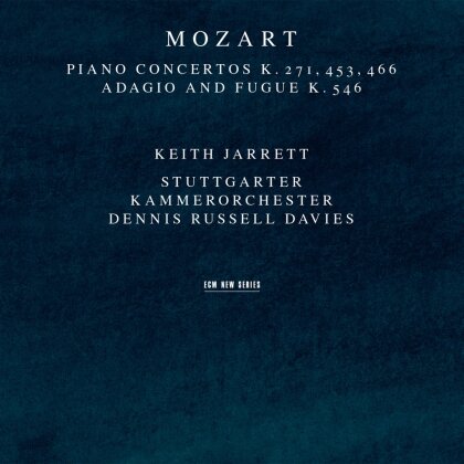 Jarrett Keith / Davies Dennis Russell & Wolfgang Amadeus Mozart (1756-1791) - Piano Concertos II - K 271, 453, 466 - 9, 17, 20 - Adagio And Fugue K 546 (Japan Edition, 2024 Reissue, Universal Japan)