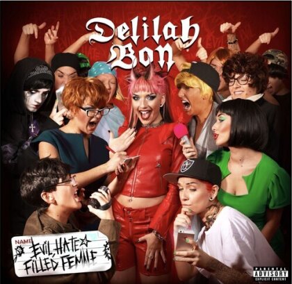 Delilah Bon - Evil Hate Filled Female (Green/Red Vinyl, 2 LPs)