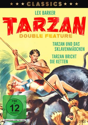 Tarzan und das Sklavenmädchen (1950) / Tarzan bricht die Ketten (1953) (Double Feature, 2 DVDs)
