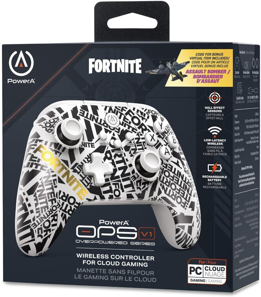 Power A PC Ops V1 Wireless Controller Fortnite Edition
