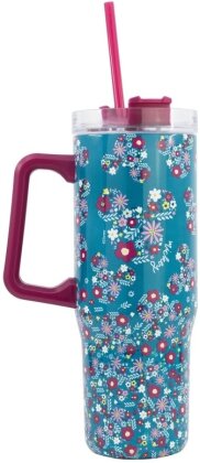 Mug de voyage - Tête de Mickey en fleur - Mickey & ses amis - 30 cm - 940 ml