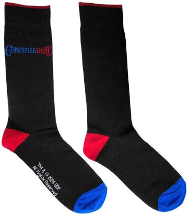 Grateful Dead Unisex Ankle Socks: Logo (UK Size 6 - 11) - Taille UK Size 6 - 11