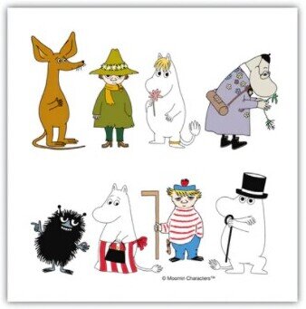 Mumin/Moomin Charakteren Servietten