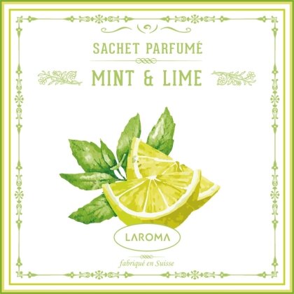 Mint & Lime Duftsachet Fabrique en Suisse 120x120mm
