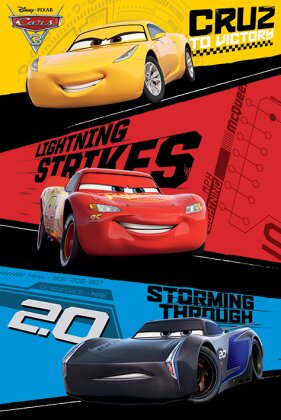 Cars 3 Trio Maxi-Poster