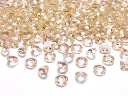 Diamanten gold 100 x Streudeko