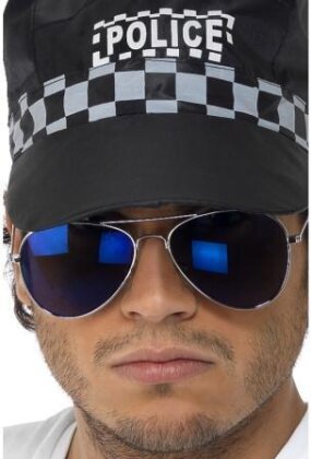 Aviator Blue Mirror Brille