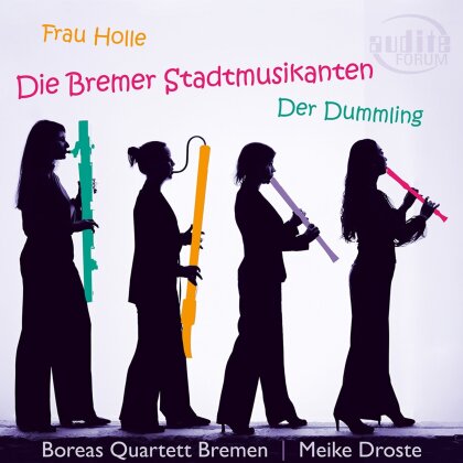 Mark Scheibe (*1968), Meike Droste & Boreas Quartett Bremen - Die Bremer Stadtmusikanten, Der Dummling, Frau Holle