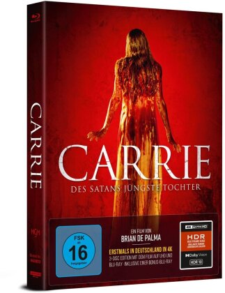 Carrie - Des Satans jüngste Tochter (1976) (Limited Collector's Edition, Mediabook, 4K Ultra HD + 2 Blu-rays)