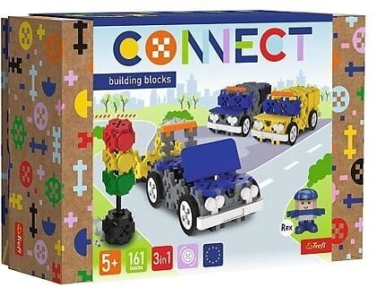 CONNECT M - Rettungswagen / Polizeiauto 161 Teile + Anleitung