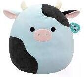 Squishmallows Cillian Kuh 50cm blau-schwarz