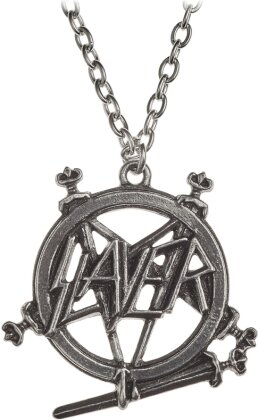 Slayer: Pentagram Logo - Anhänger mit Kette