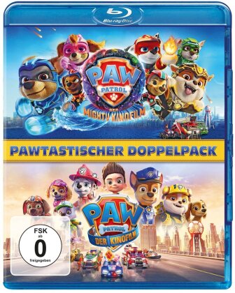 PAW Patrol: Der Kinofilm (2021) / PAW Patrol: Der Mighty Kinofilm (2023) (2 Blu-rays)