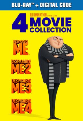 Despicable Me 1-4 - 4 Movie Collection (4 Blu-rays)