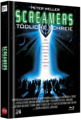 Screamers - Tödliche Schreie (1995) (Cover A, Limited Edition, Mediabook, Blu-ray + DVD)