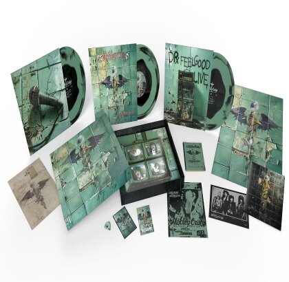 Mötley Crüe - Dr. Feelgood (2024 Reissue, Boxset, BMG Rights Management, 140 Gramm, 35th Anniversary Edition, Green/Black Vinyl, 3 LPs)