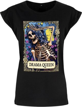 Deadly Tarot RIP: The Drama Queen - Premium Ladies T-Shirt - Grösse S