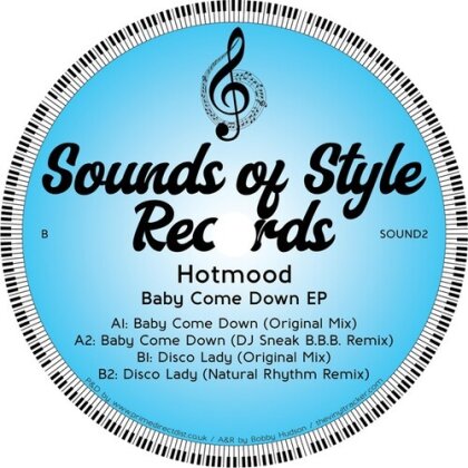 Hotmood - Baby Come Down (12" Maxi)