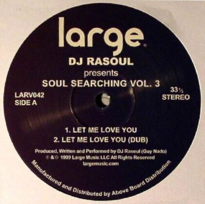 DJ Rasoul - Soul Searching Vol. 3 (12" Maxi)