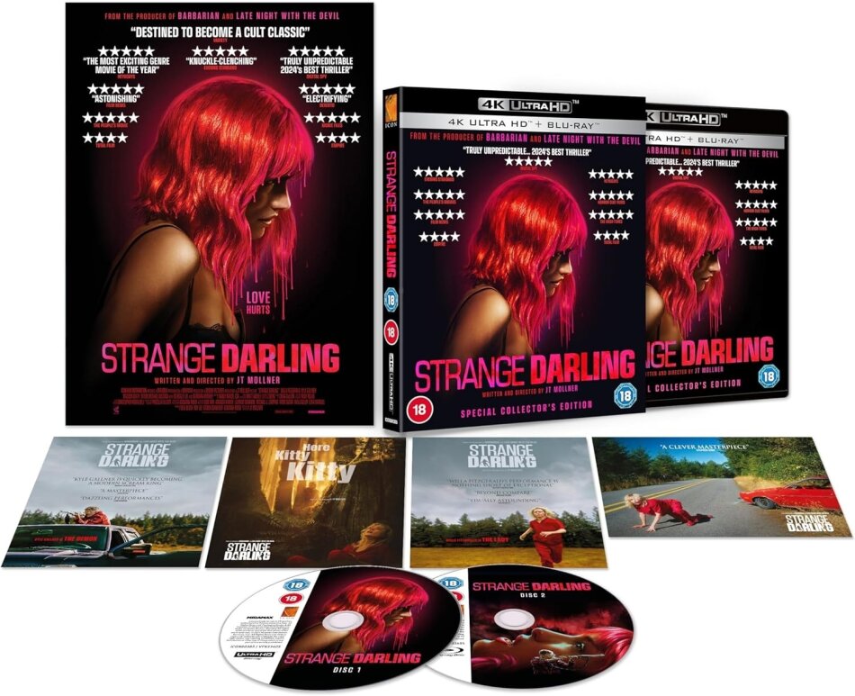 Strange Darling (2023) (Special Collector's Edition, 4K Ultra HD + Blu-ray)