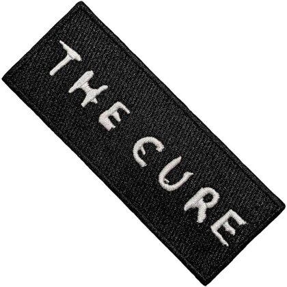 The Cure Woven Patch - Text Logo (Standard)