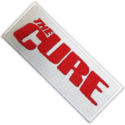 The Cure Woven Patch - Red Logo (Standard)