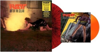 Ratt - Out Of The Cellar (2024 Reissue, BMG Rights Management, 40th Anniversary Edition, Red & Black Splatter Vinyl, LP + 7" Single)