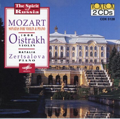 Wolfgang Amadeus Mozart (1756-1791), Igor Oistrakh & Natalia Zertsalova - Sonatas For Violin & Piano (2 CDs)