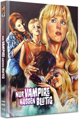 Nur Vampire küssen blutig (1971) (Cover A, Edizione Limitata, Mediabook, Blu-ray + DVD)