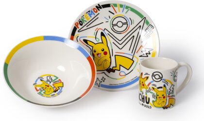 Pokémon Rainbow Pikachu - Breakfast Set