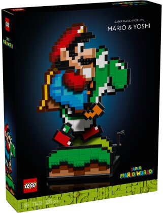 Super Mario World: Mario & Yoshi - Lego Super Mario, 1215 Teile,