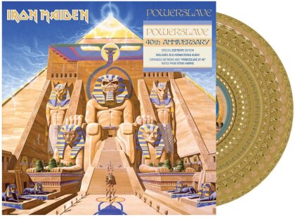 Iron Maiden - Powerslave (2024 Reissue, Parlophone Label Group, 40th Anniversary Edition, Zoetrope Vinyl, LP)