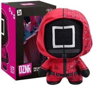 YuMe Toys - Squid Game - Join the Game Edition - Peluche DZNR Manager Rose 17.5cm (Display de 6)