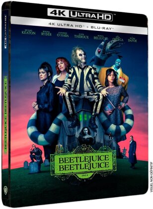 Beetlejuice Beetlejuice (2024) (Limited Edition, Steelbook, 4K Ultra HD + Blu-ray)