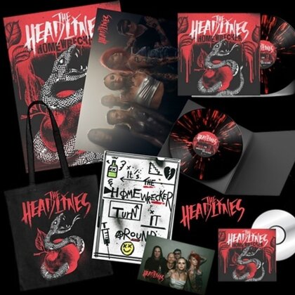 The Headlines - Homewrecker (Limited Edition, Black W/ Red Splatter Vinyl, LP)