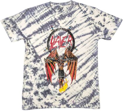 Slayer Unisex T-Shirt - Winged Crucifix (Wash Collection)