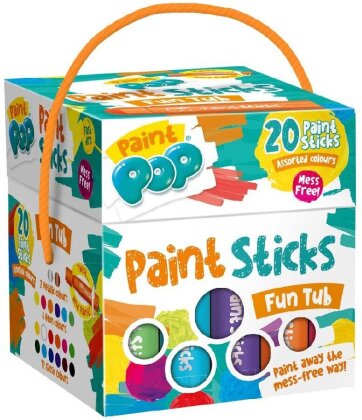 Paint Pop - Paint Sticks 20-Pack Fun Tub (klassische Farben)