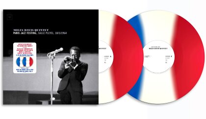 Miles Davis - Paris Jazz Festival Salle Playel 10/1/1964 (Red/White/Blue Vinyl, 2 LPs)