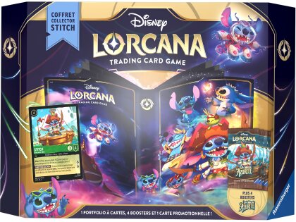 Disney Lorcana JCC : La Mer Azurite - Coffret Collector Stitch