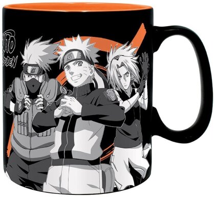 NARUTO SHIPPUDEN - Tasse - Group black & white