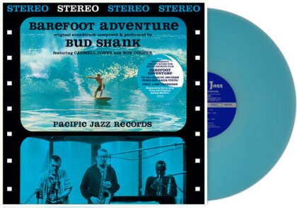 Bud Shank - Barefoot Adventure (2024 Reissue, Seaglass Aqua Vinyl, LP)